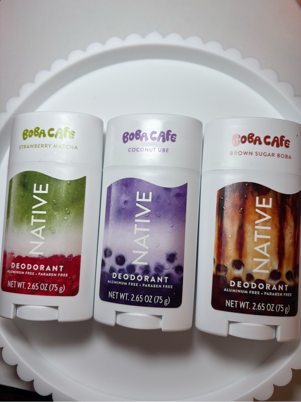 Native Deodorant Trio - Green, Purple, Brown